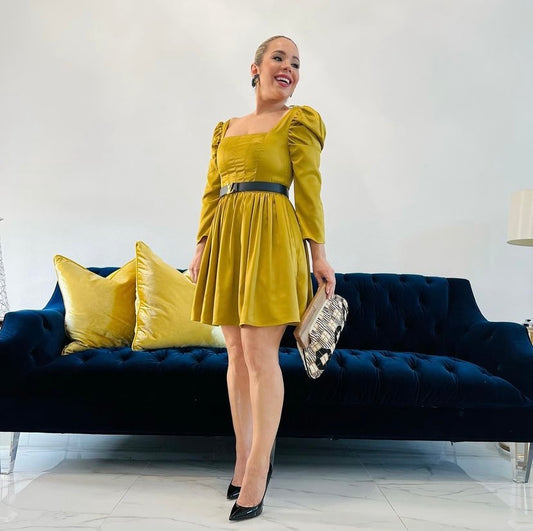 Mustard Dress