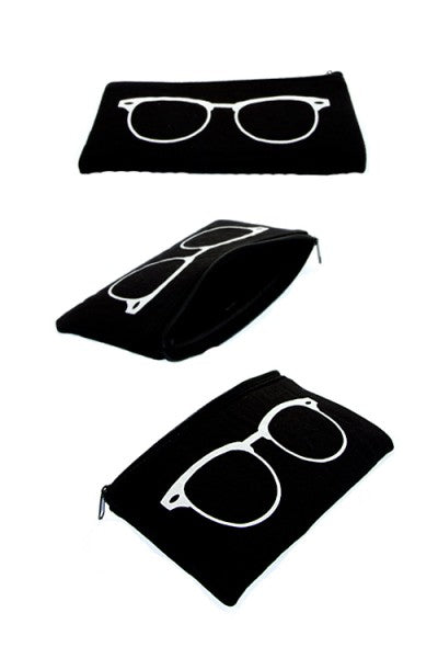 Light Weight Clutch Bag with a glasses design.