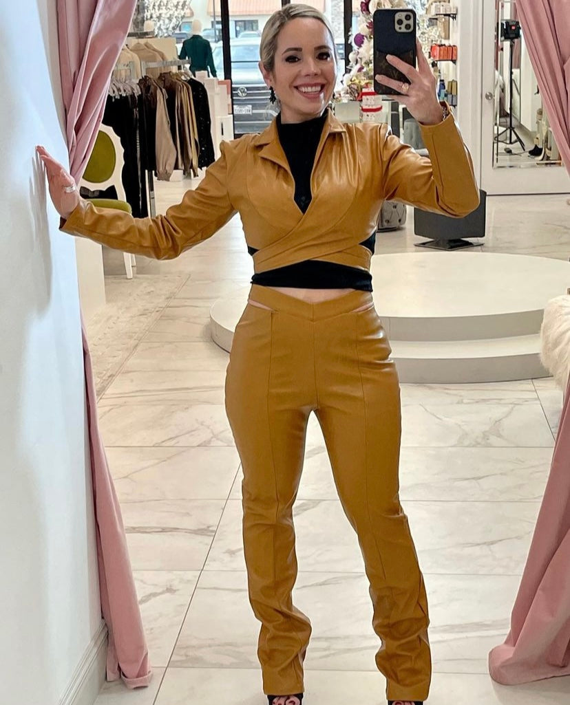 Faux Leather Set