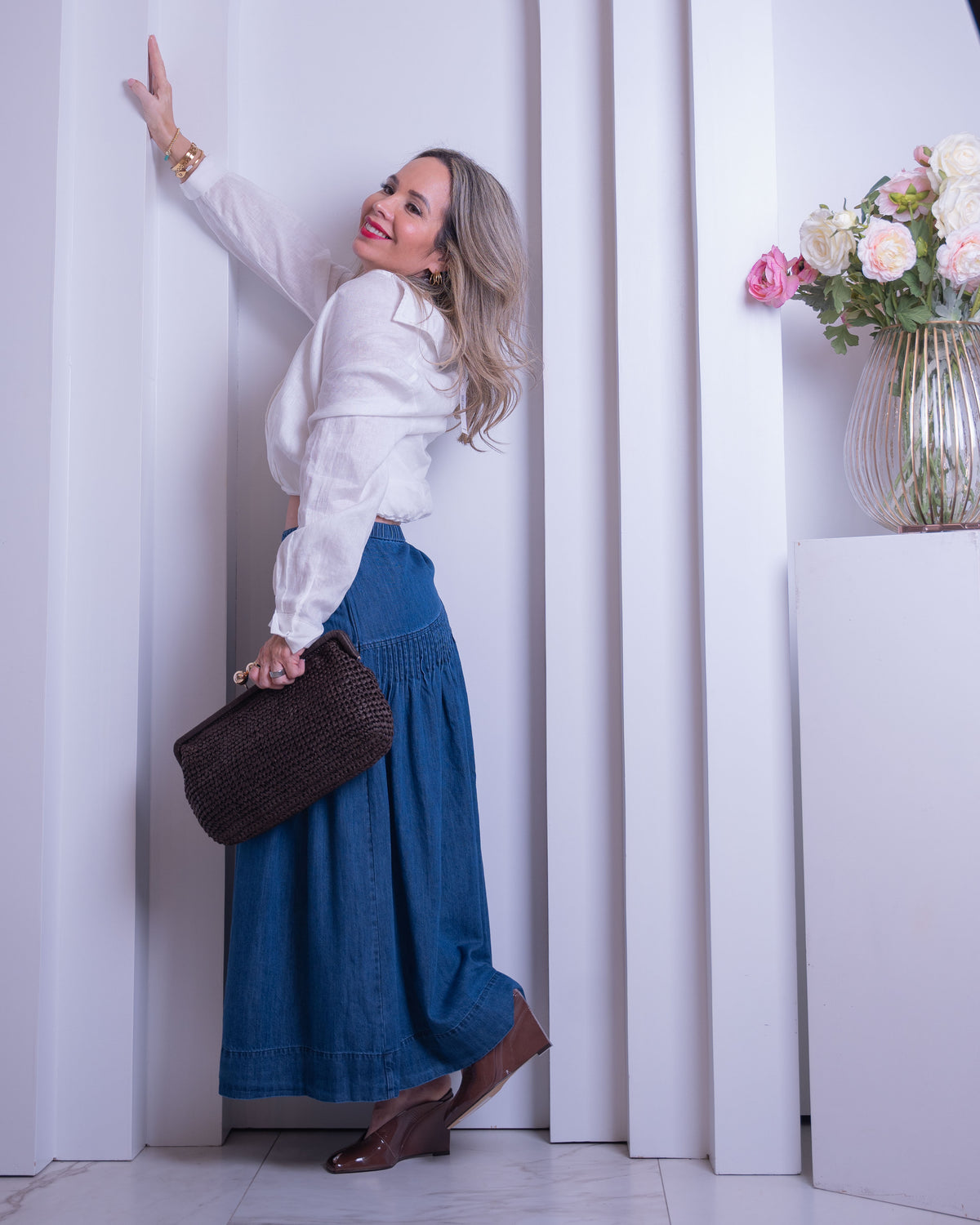 TOP LINEN W/TK