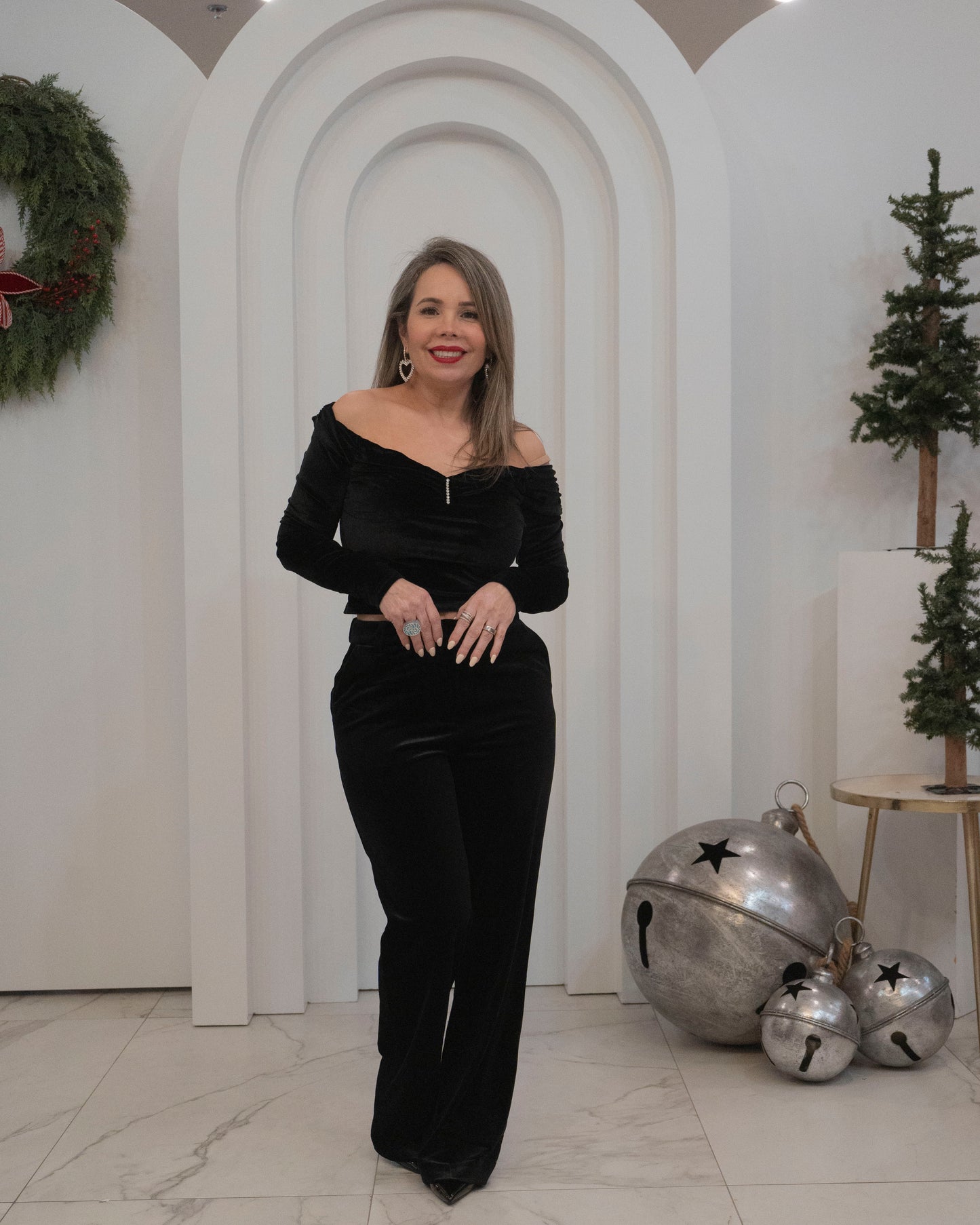 TOP VELET BLACK