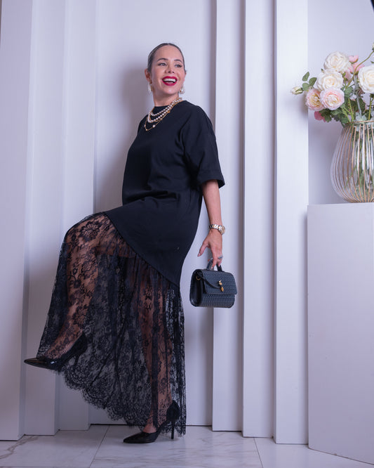 DRESS SKIRT LACE