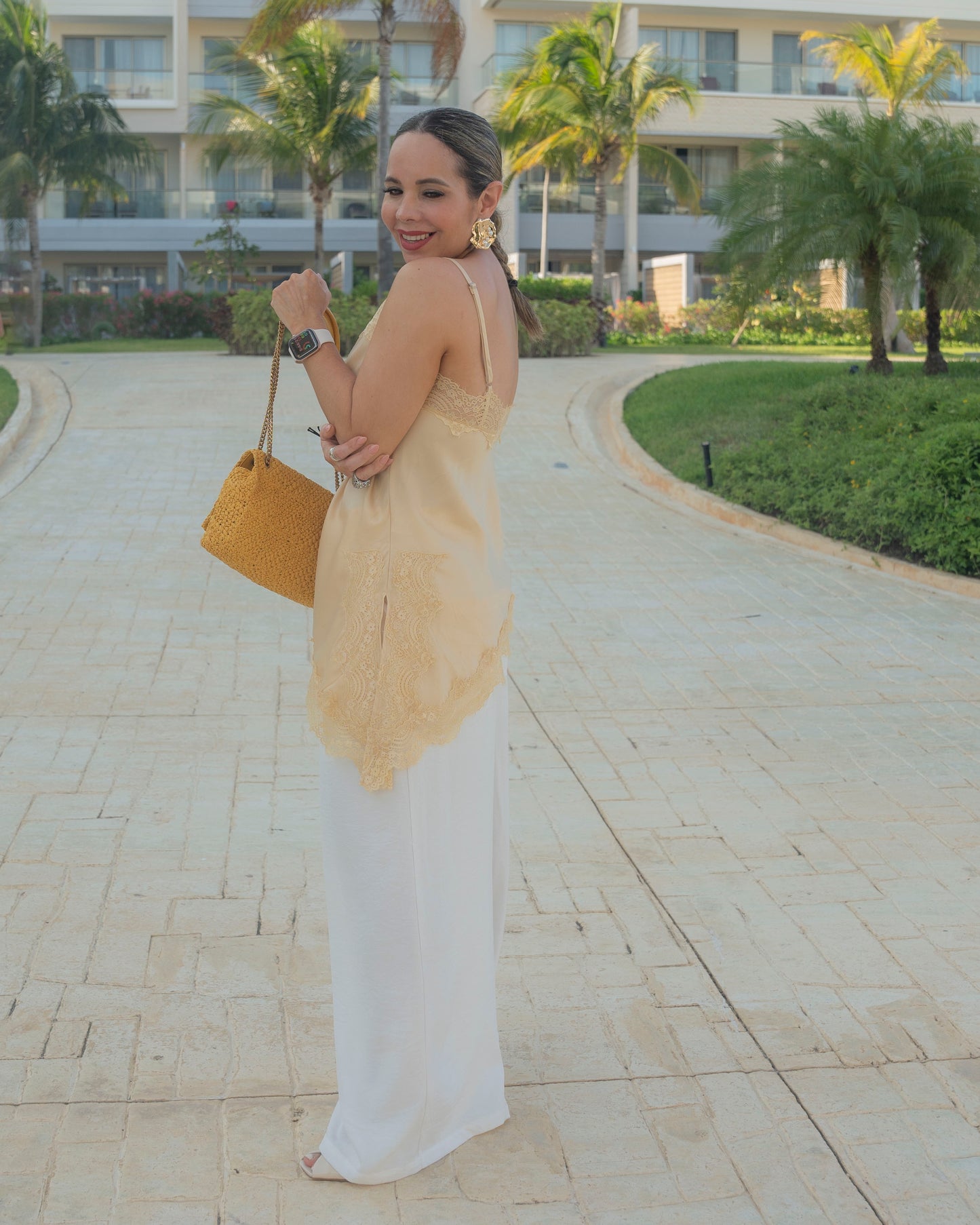 TOP SATIN TUNIC