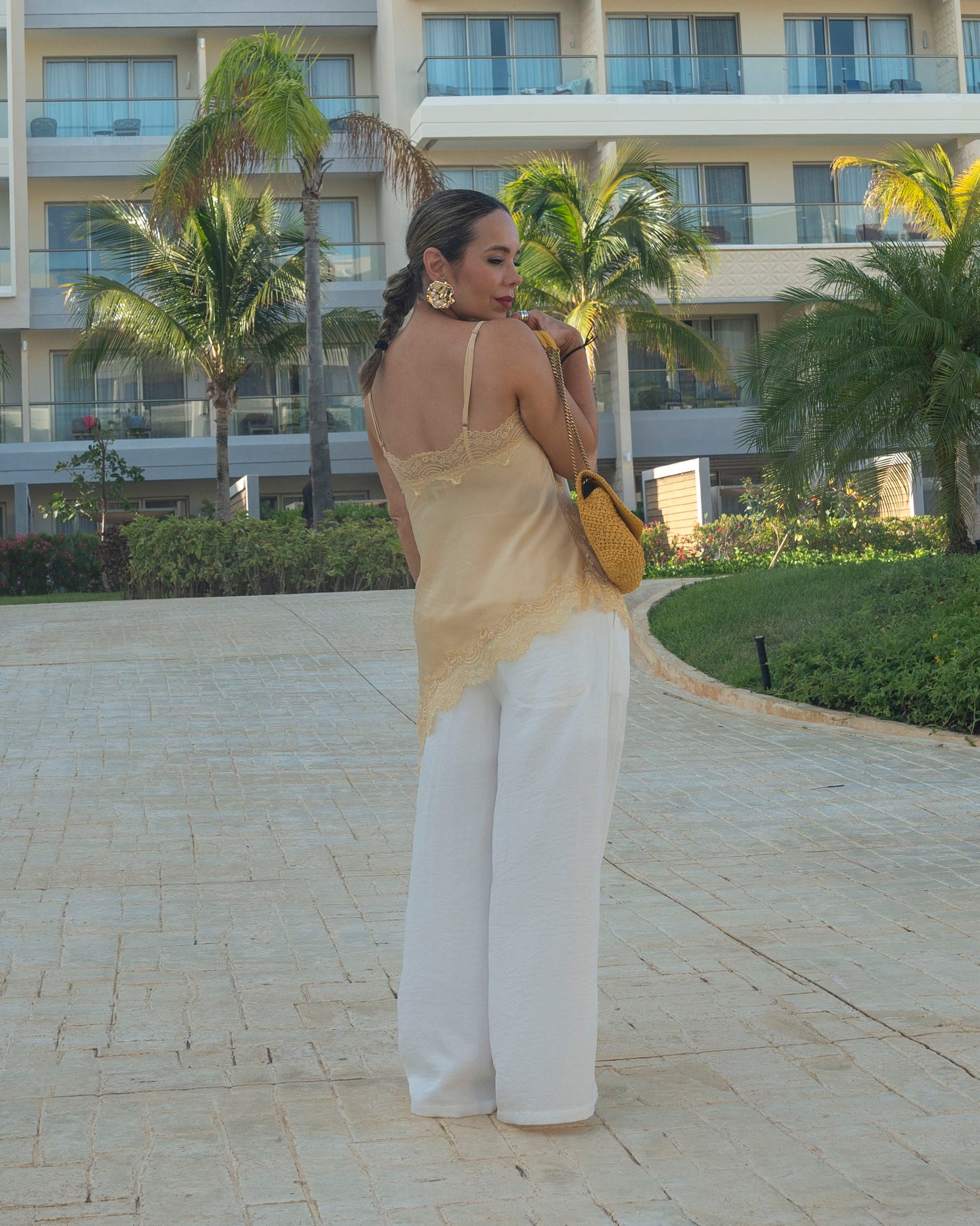 TOP SATIN TUNIC