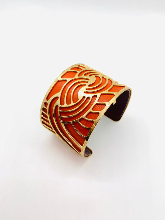 Large Girafe Gold Bracelet