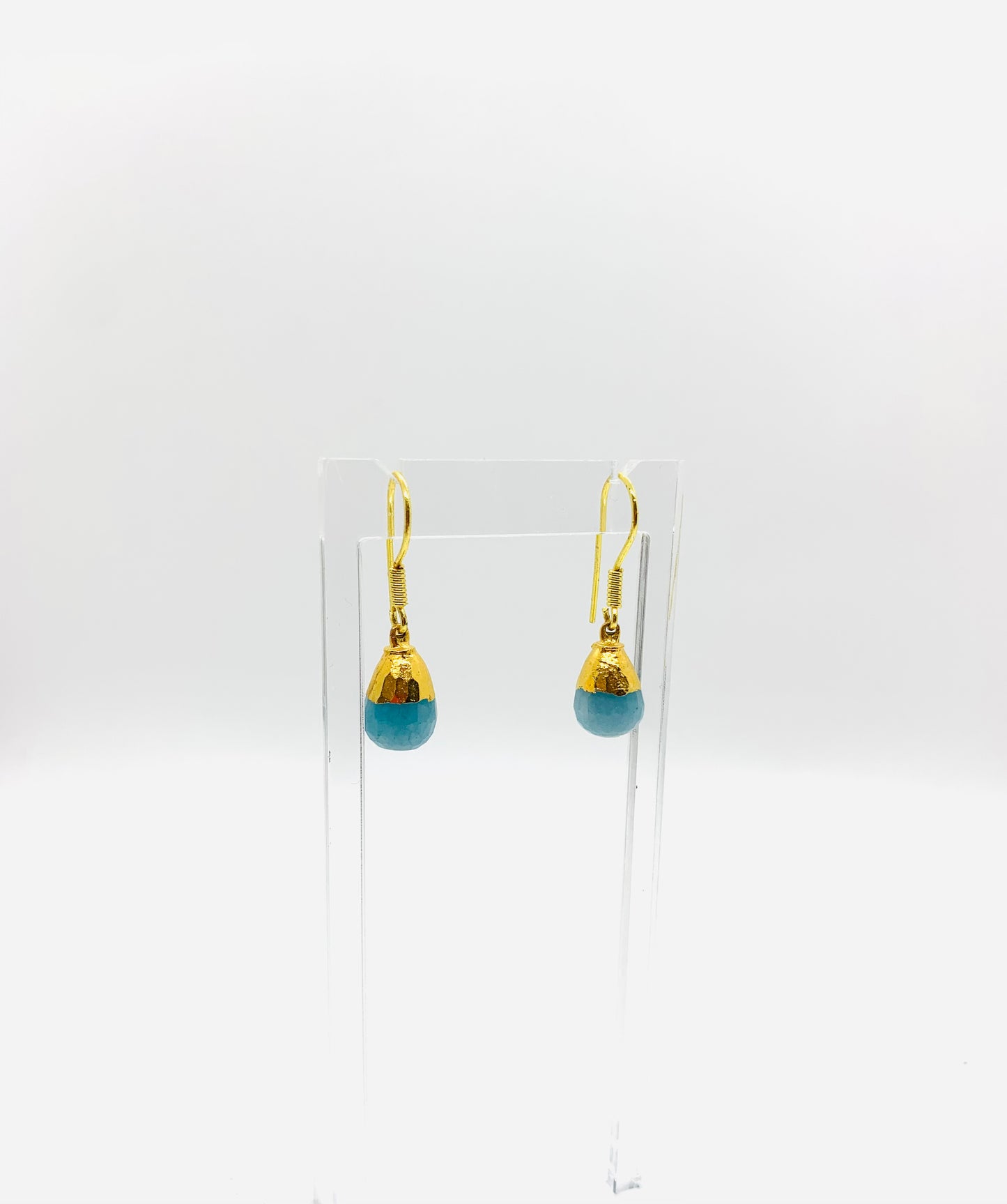 Teal Drop Earrings