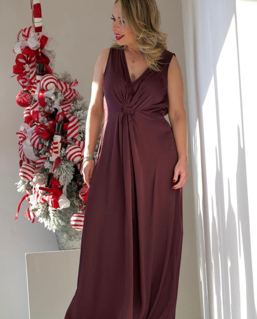 Burgundy Dress