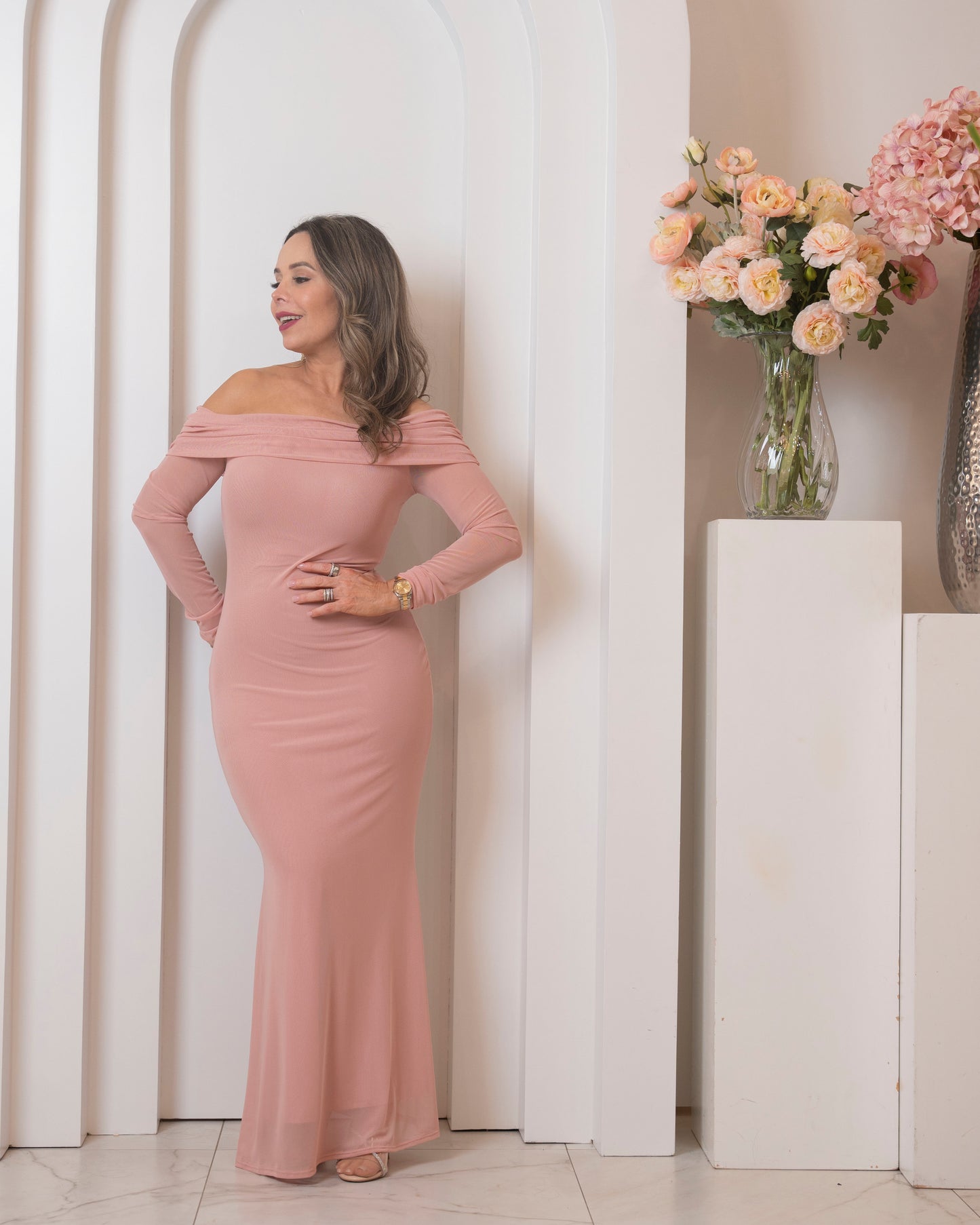DRESS MAUVE