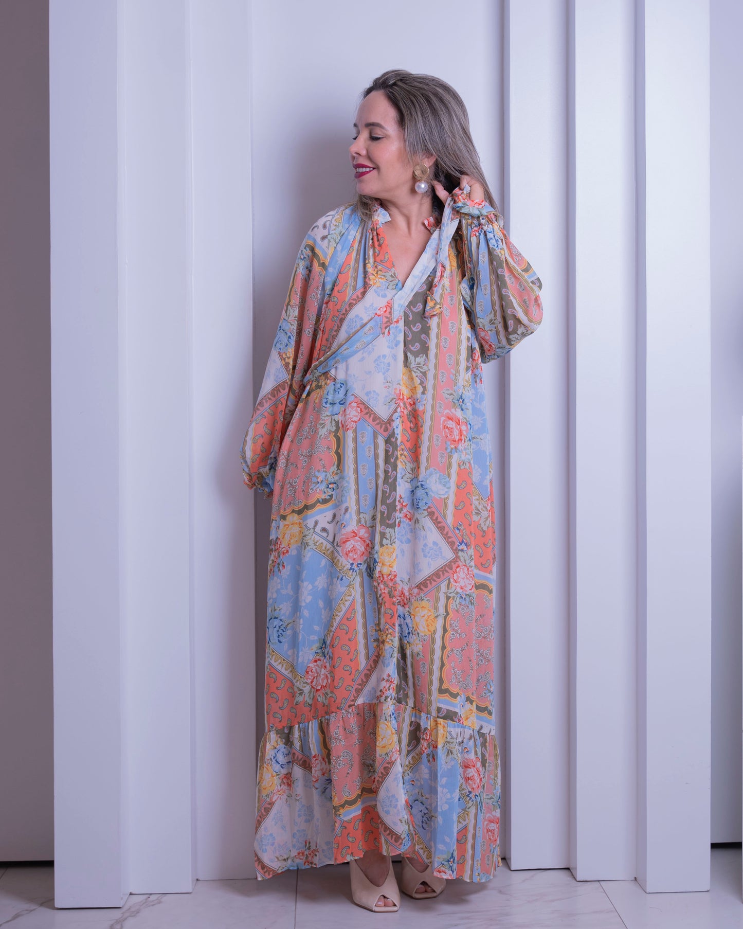 MAXI DRESS ROSE