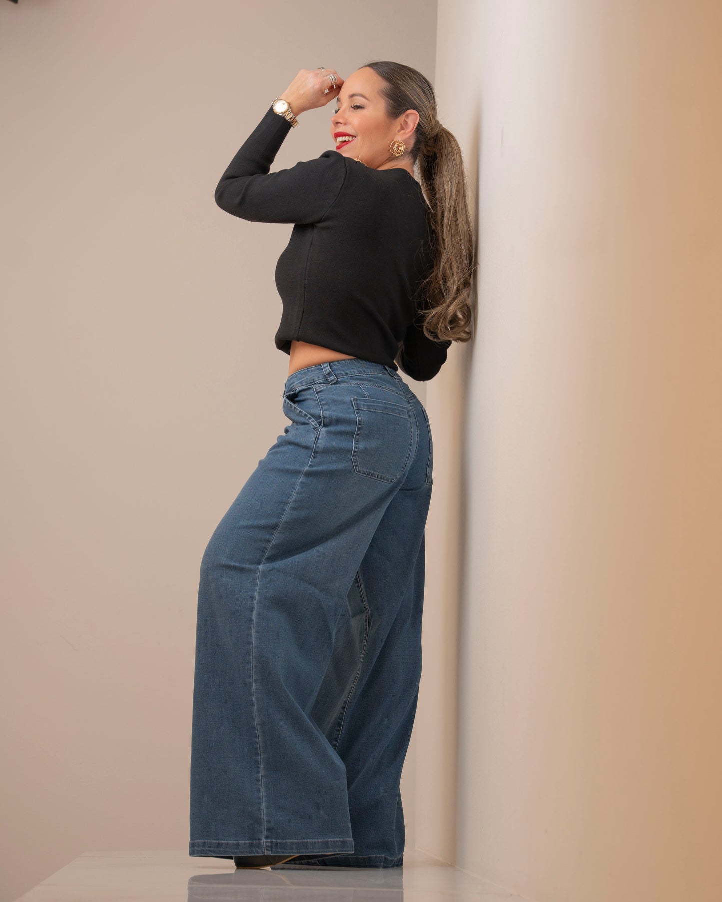 JEANS WIDE LEG