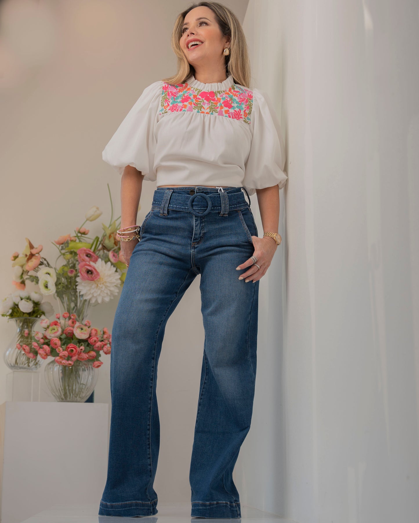 Puff White Top
