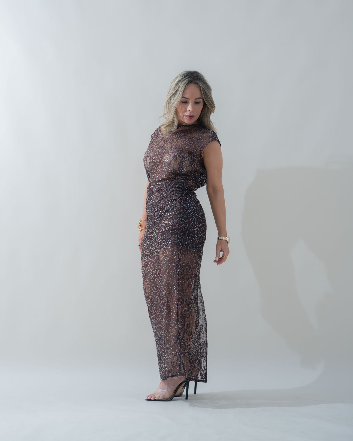 SET. TOP & SKRIT BROWN