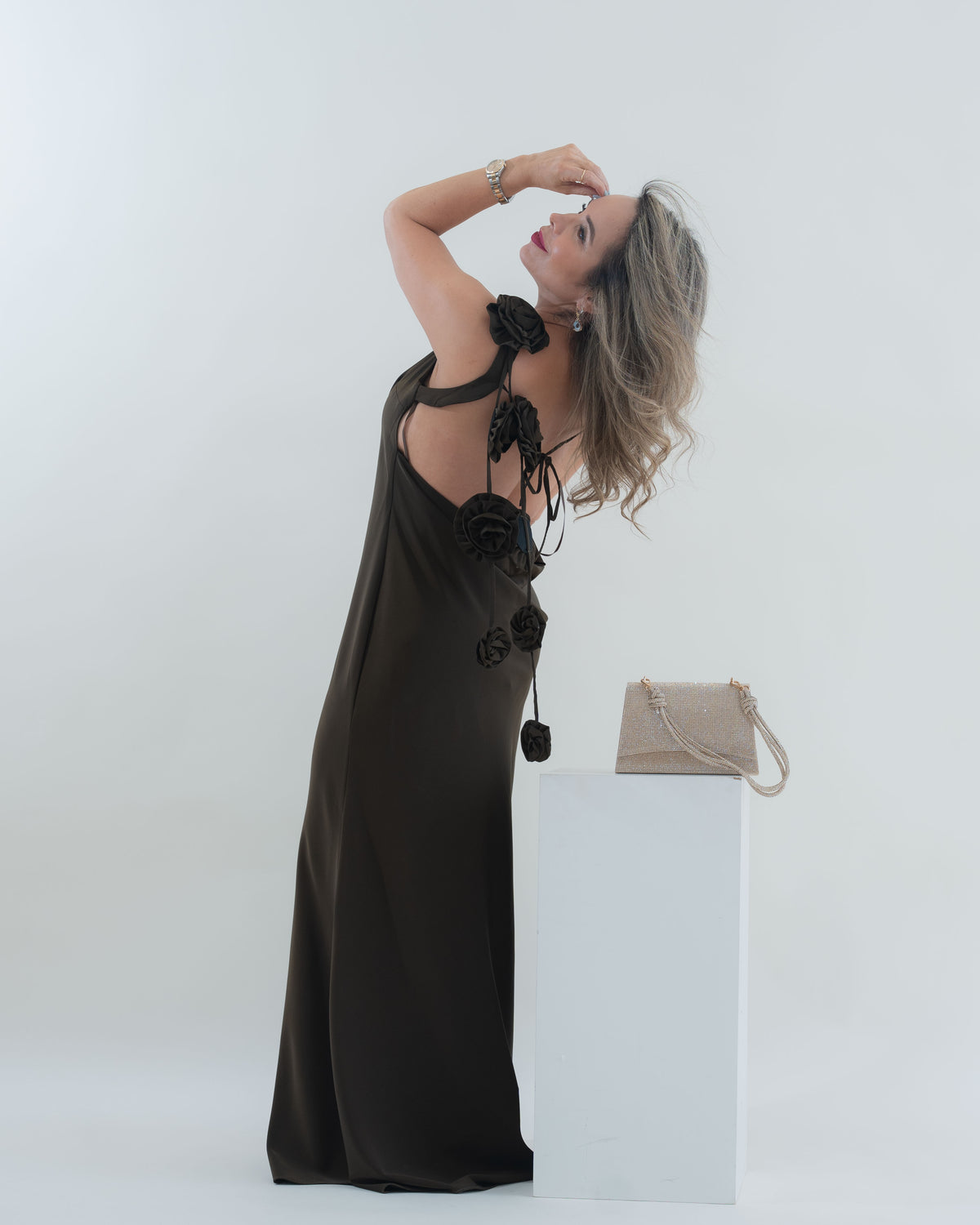 MAXI DRESS BROWN