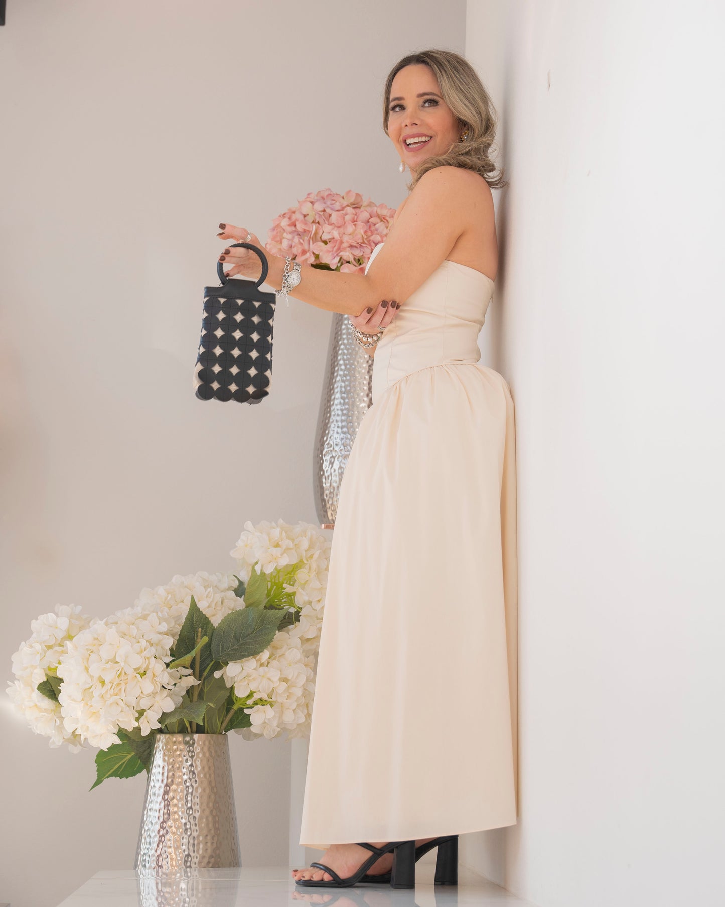 DRESS ECRU