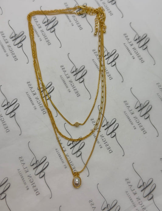 NECKLANCE GOLD 3 L