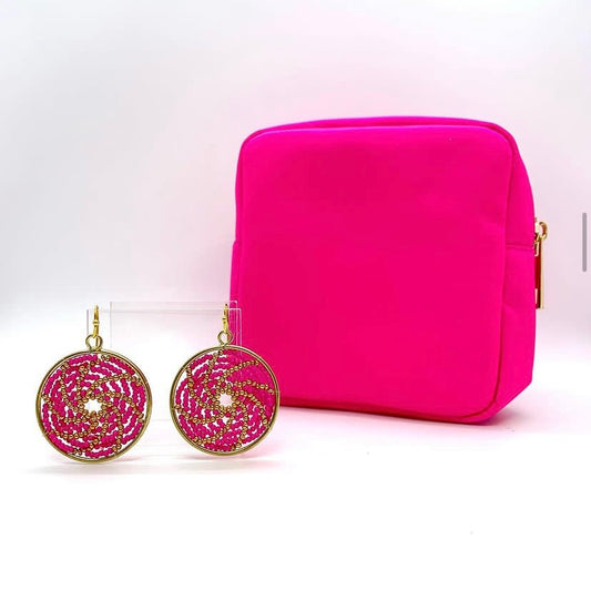 Mini travel pink bag