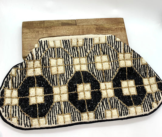 Black wood frame