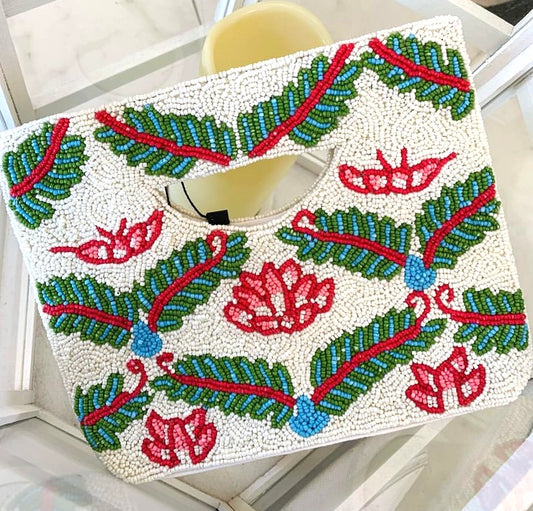 Flower detailed handbag