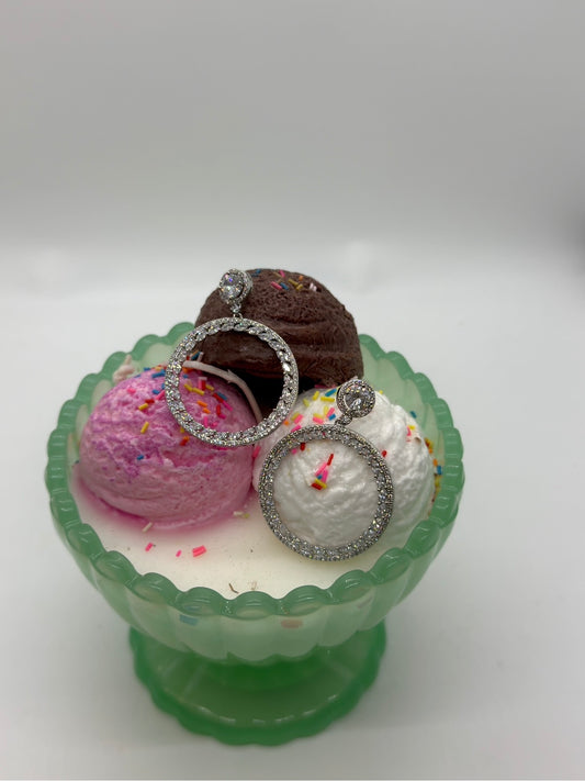 EARRING CUBIC ZIRCONIA