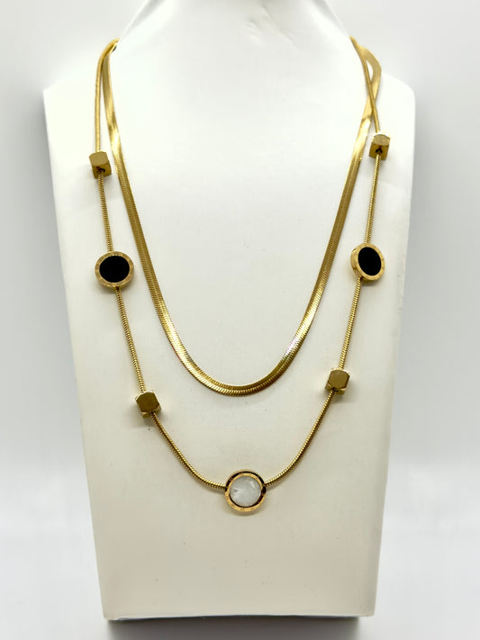 NECKLACE STAIN/STEEL