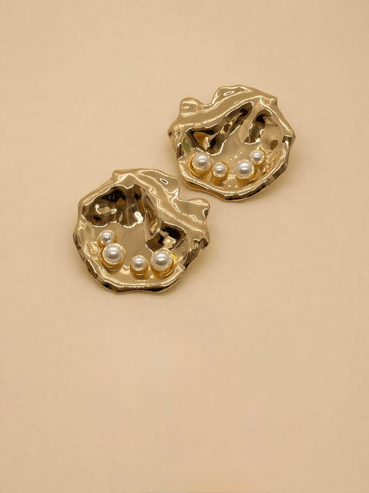 EARRING GOLD / PEARL