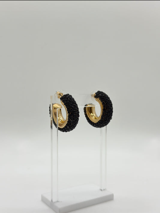 EARRING BLACK