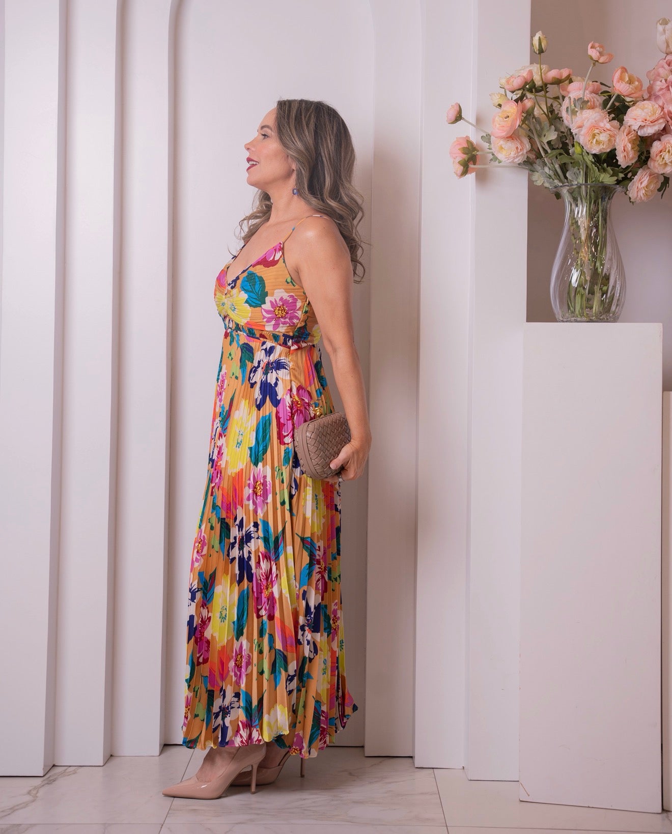 MIDI DRESS MULTI