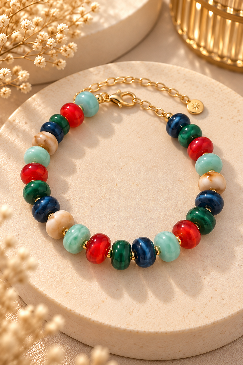 NECKLACE MARBLED