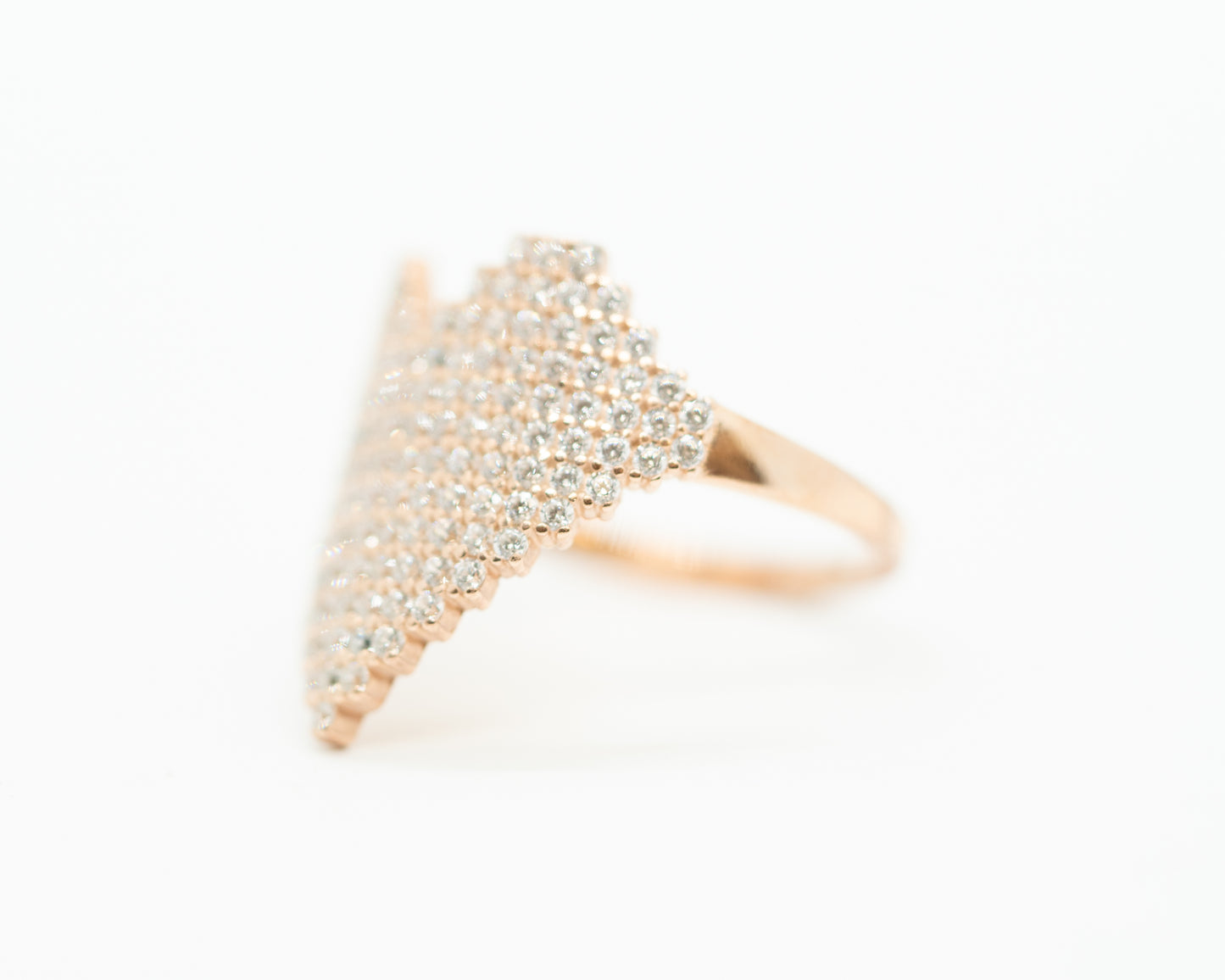Heart silver ring
