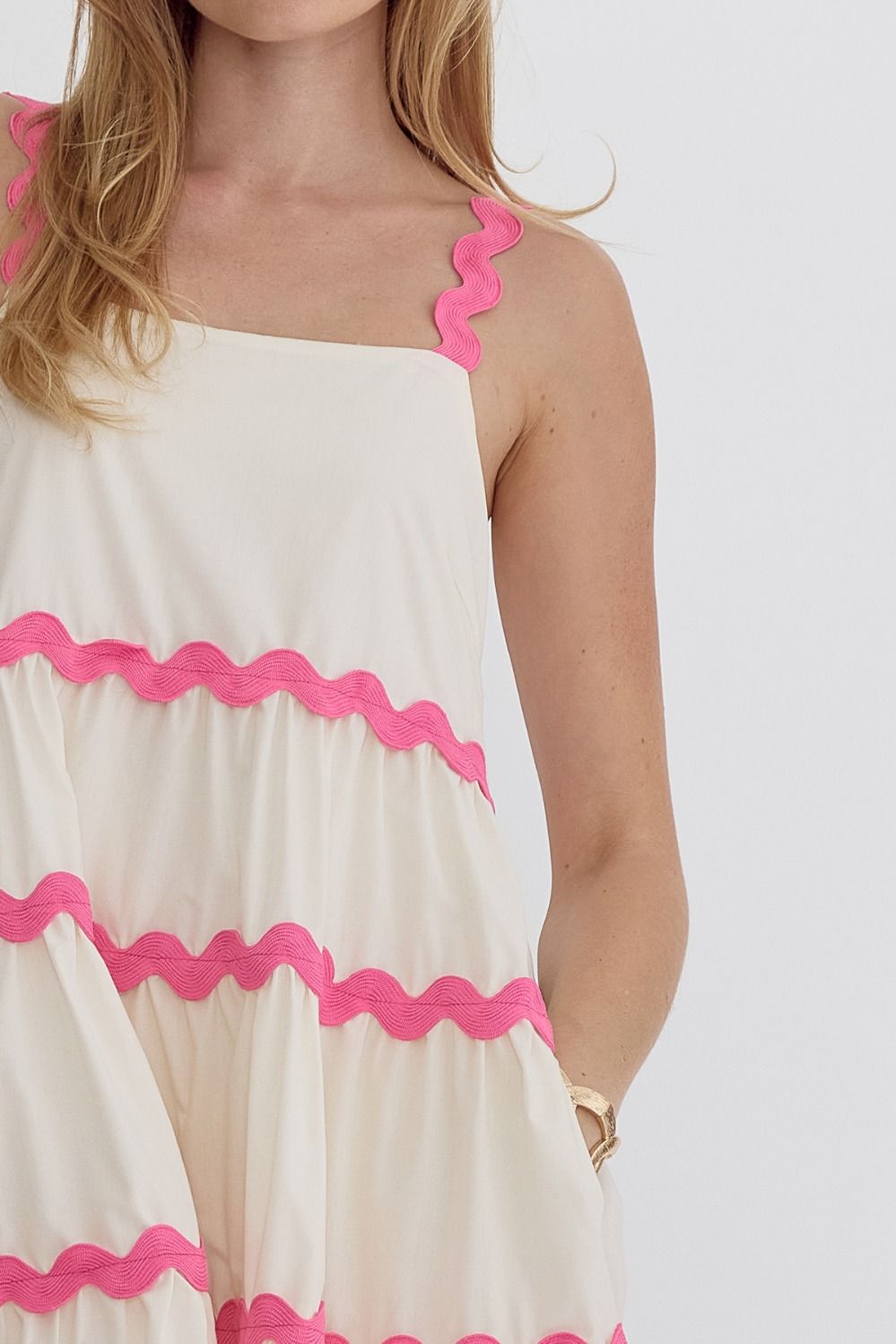 DRESS CREAM PINK