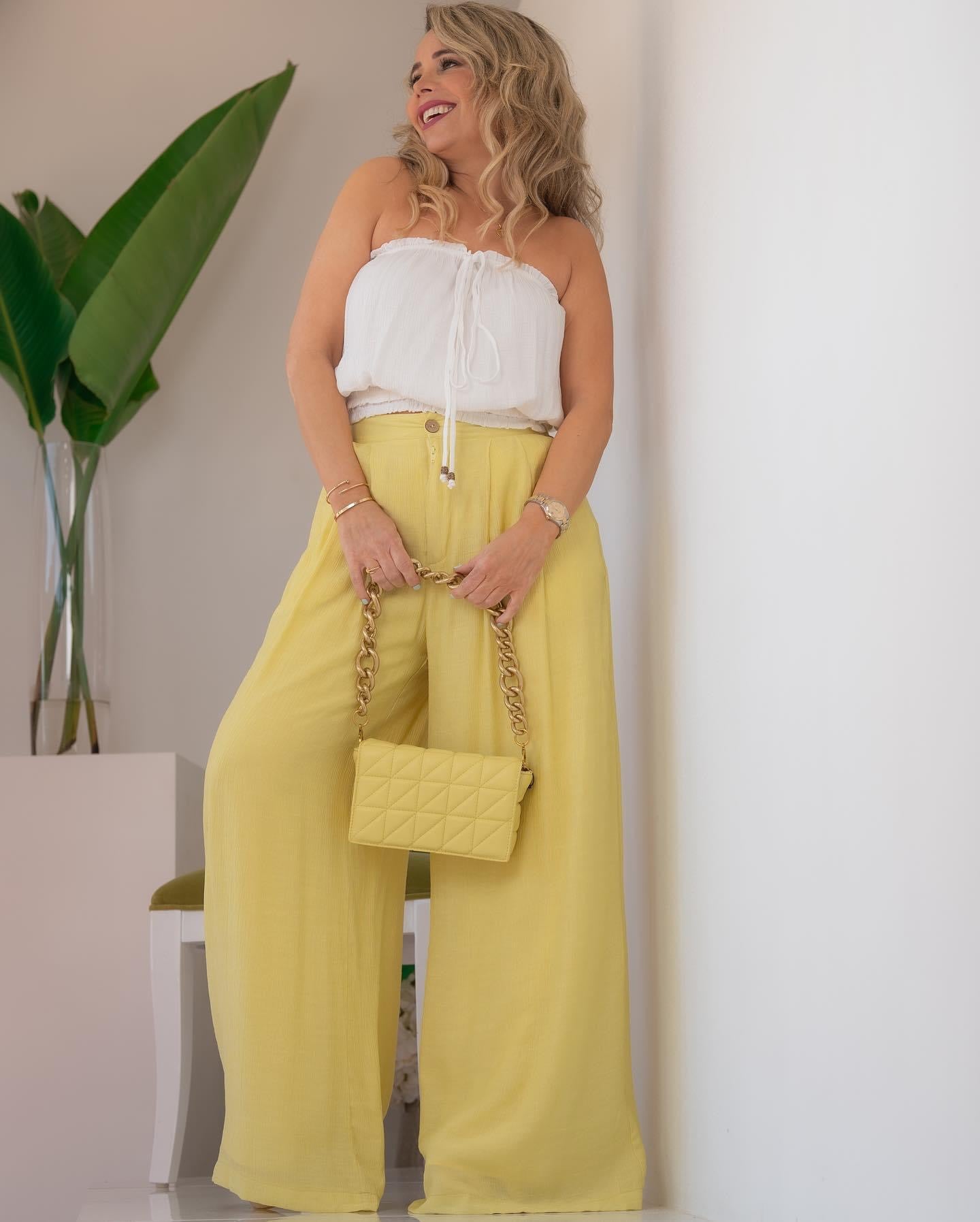 WIDE LEG PANTS KIWI