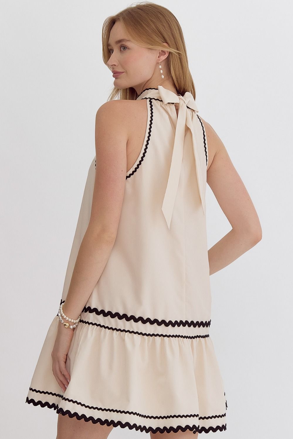 DRESS ECRU