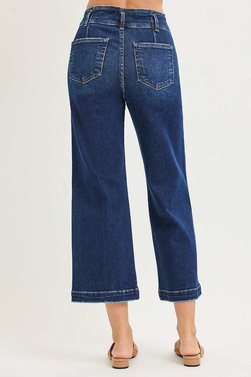 JEANS HIGH RISE CROP