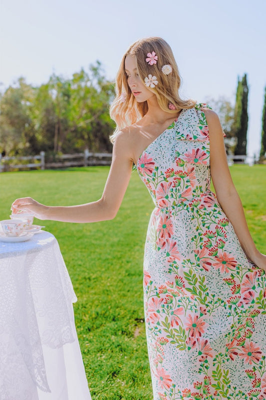 DRESS PINK/GREEN