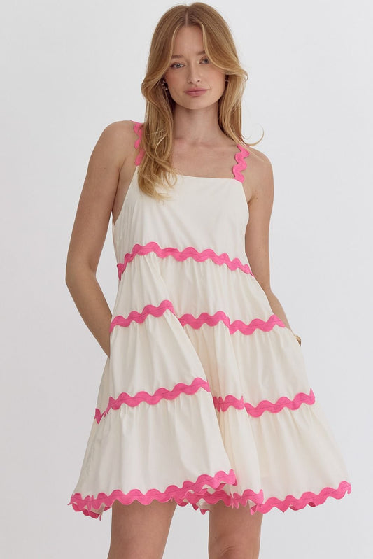 DRESS CREAM PINK