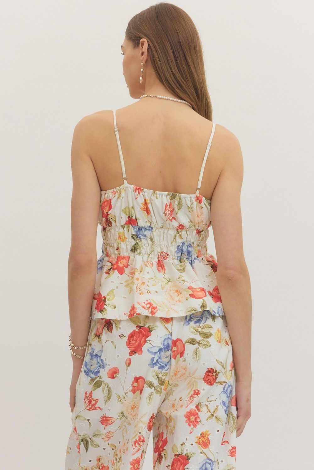 SET. TOP & PANTS FLORAL