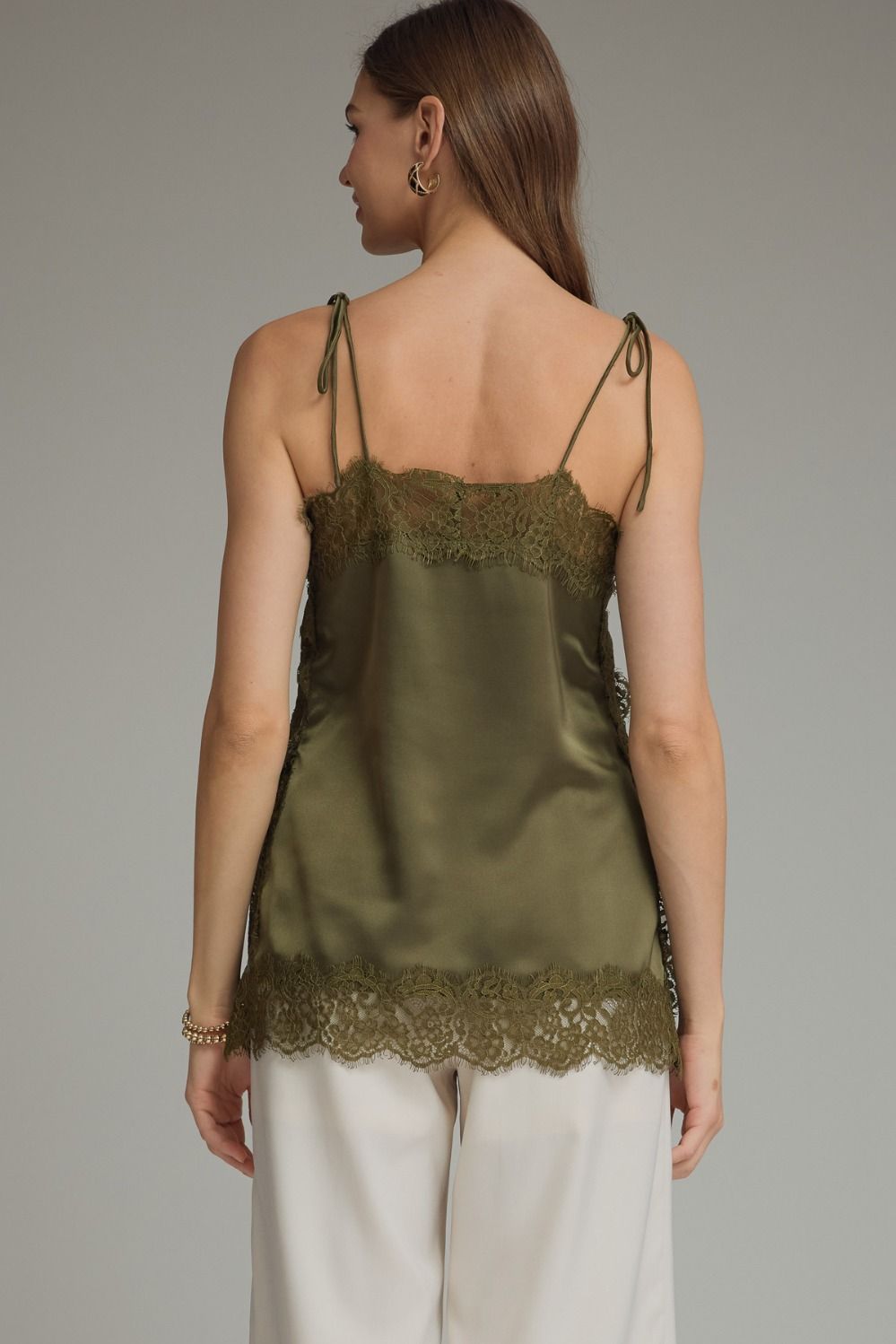 TOP LACE OLIVE