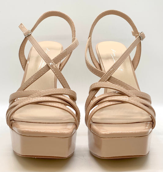 Nude Strappy High Heels