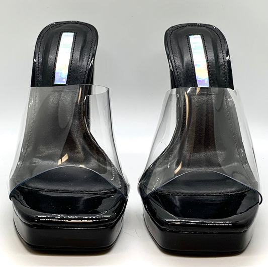 Black Block Heels