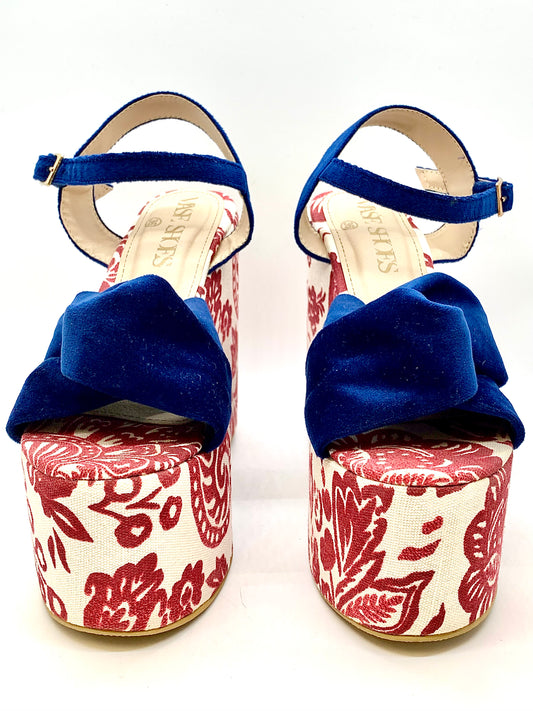 Velvet Bow High Heels